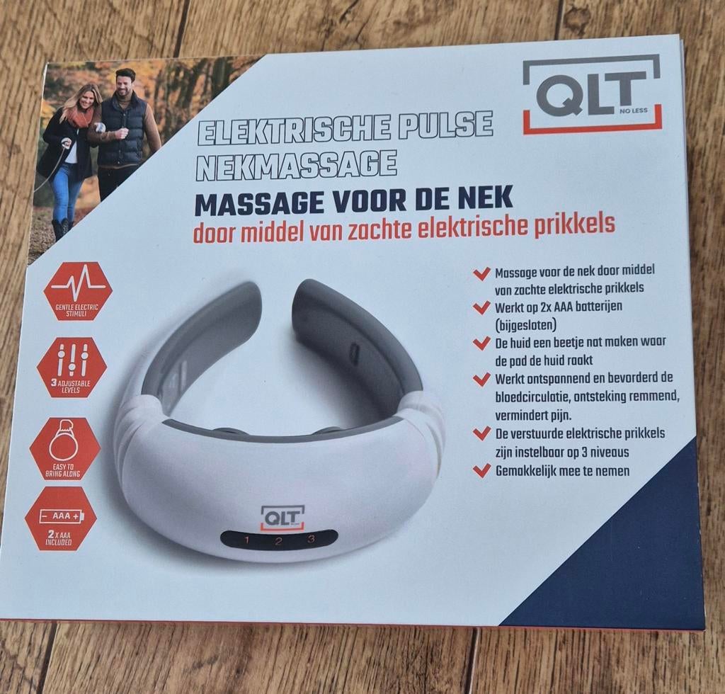 QLT Nekmassage toestel., Ophalen
