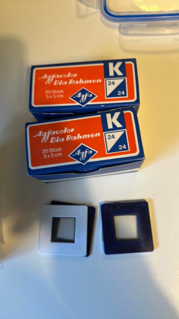 Agfacolor dia raampjes, Verzenden, Zo goed als nieuw