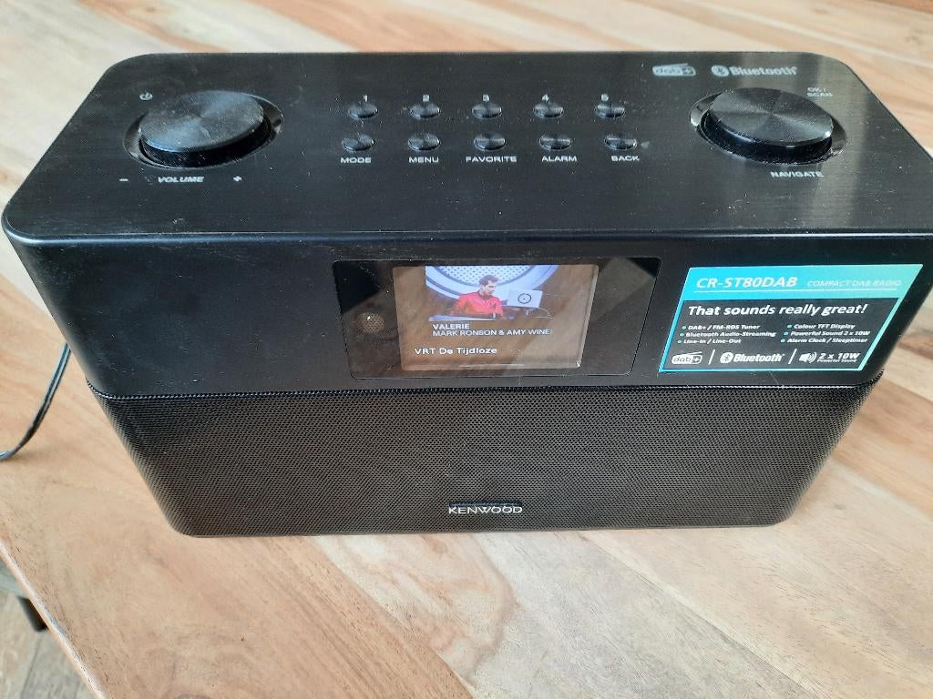 Radio kenwood fm dab bleuthoot, Enlèvement, Comme neuf, Radio