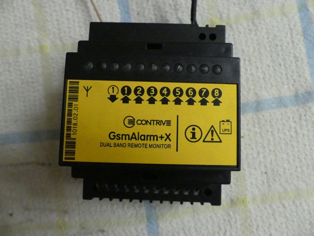 Module d'alarme sur rail DIN (module d'alarme GSM), Enlèvement ou Envoi, Utilisé
