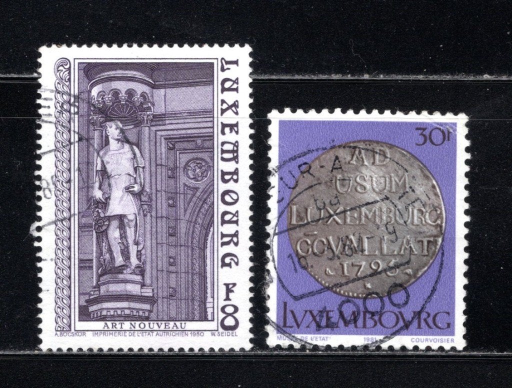 LUXEMBOURG Lot 1980-1981 timbré, Envoi, Luxembourg, Affranchi