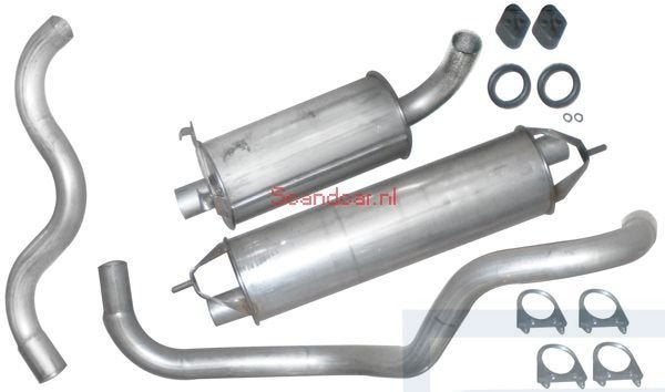 Volvo Uitlaatset 240+260 RVS B21+B23+B230 1983-1993 264-1983, Enlèvement ou Envoi, Neuf, Volvo