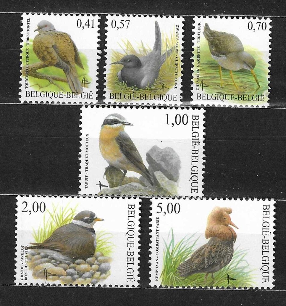 Belgique OPC 3135-40 Oiseaux type Buzin **, Timbres & Monnaies, Enlèvement ou Envoi, Non oblitéré, Neuf