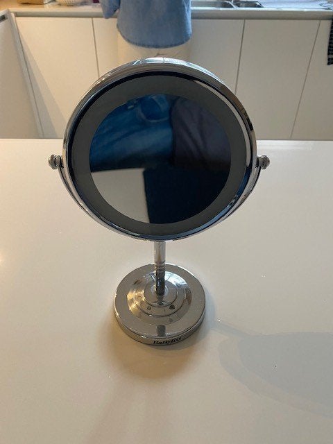 Vergrootspiegel, Ophalen, Zo goed als nieuw, Rond, Minder dan 100 cm