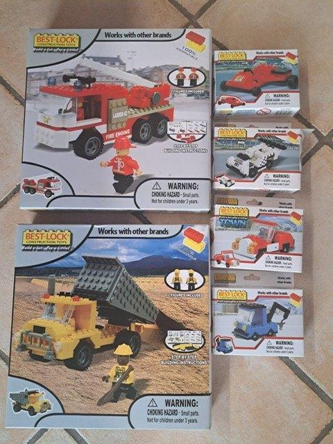Best-Lock bouwblokken (oa brandweerauto, race-autotje,...)., Ophalen, Nieuw, Overige merken