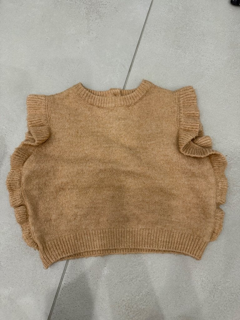 Pull sans manche Cuddles & Smiles beige, Kinderen en Baby's, Babykleding | Maat 74, Ophalen of Verzenden, Zo goed als nieuw, Shirtje of Longsleeve