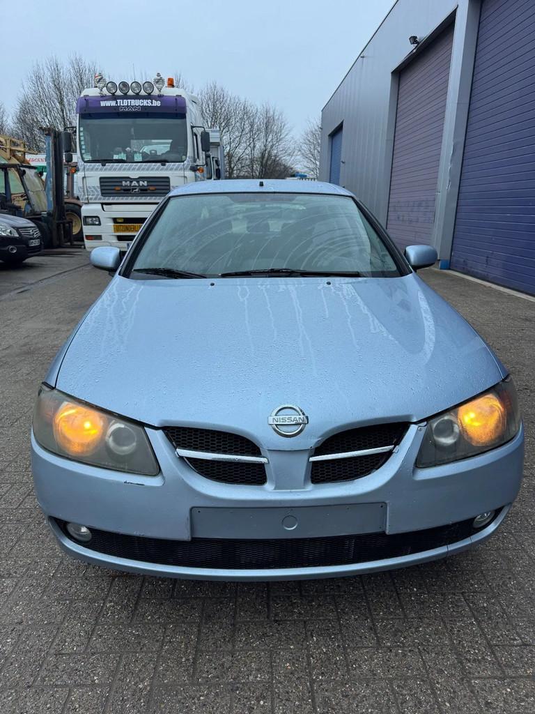 Nissan Almera *5DOORS-AIRCO-BELGIAN CAR* (bj 2004), Auto's, Nissan, Almera, Gebruikt, Blauw, Bedrijf