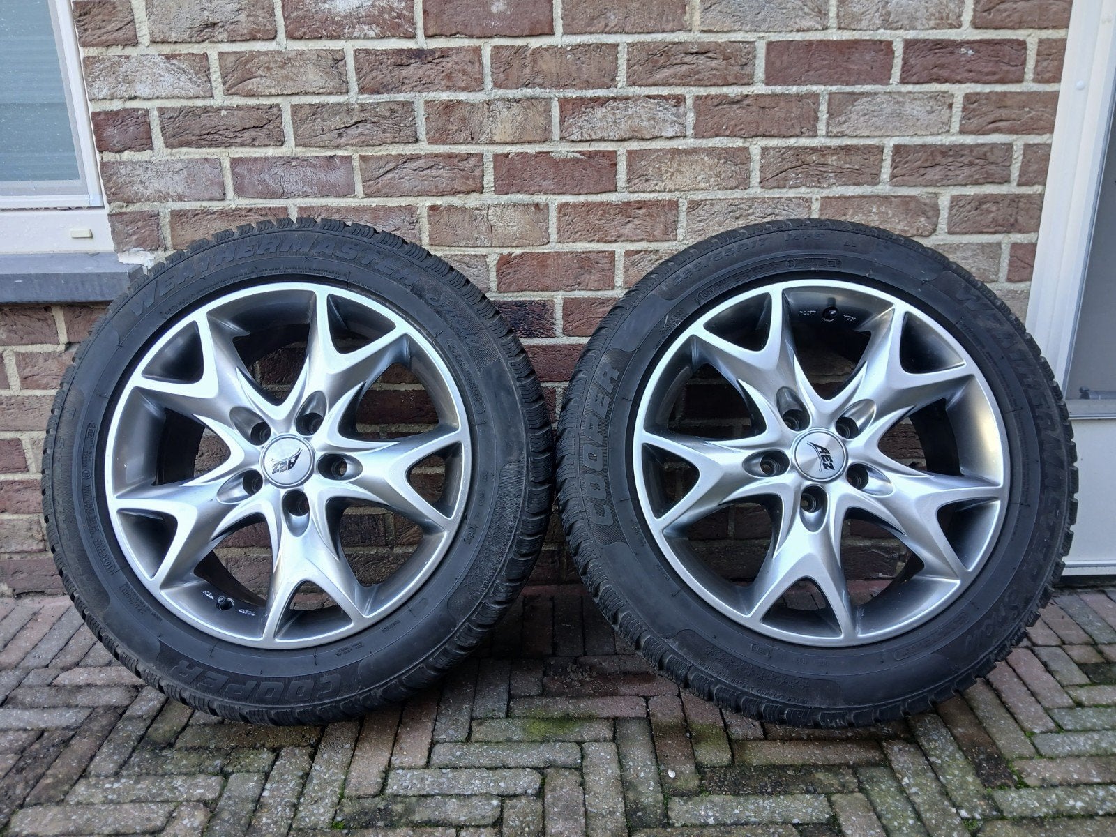 mercedes velgen cromme 17 inch, Auto-onderdelen, Ophalen, 17 inch, Winterbanden, Velg(en)