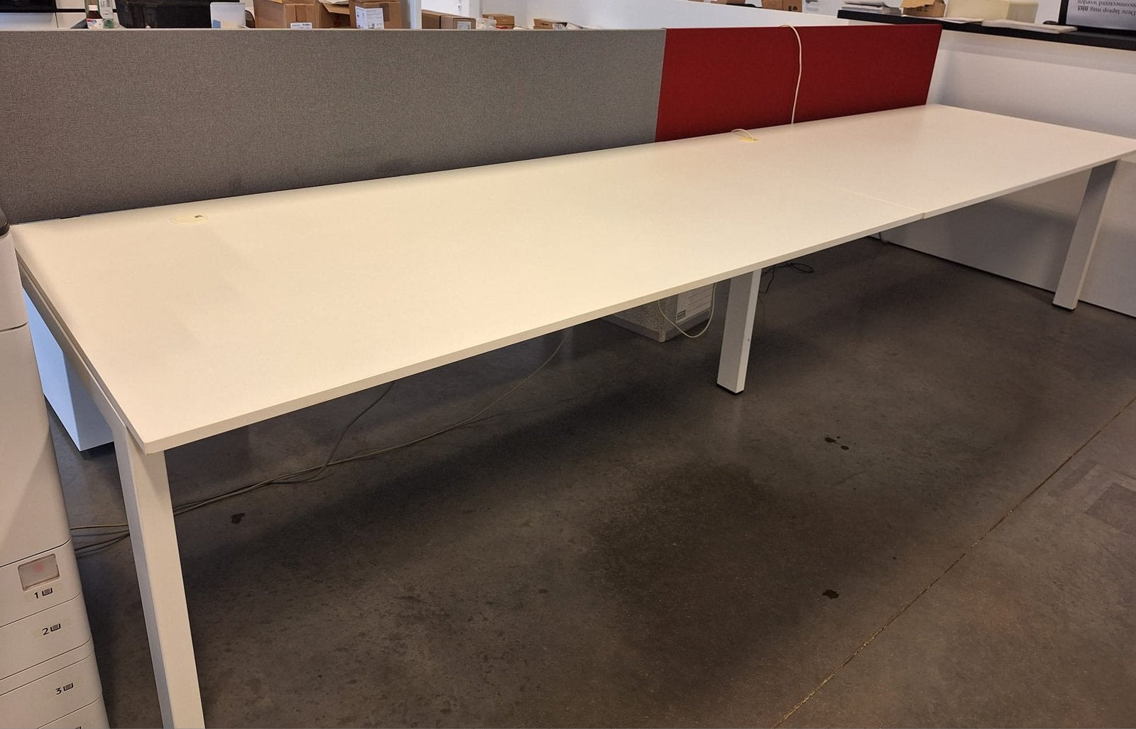 Werkplek bureau 4-pers. bench AHREND, Articles professionnels, Atelier, Enlèvement, Bureau