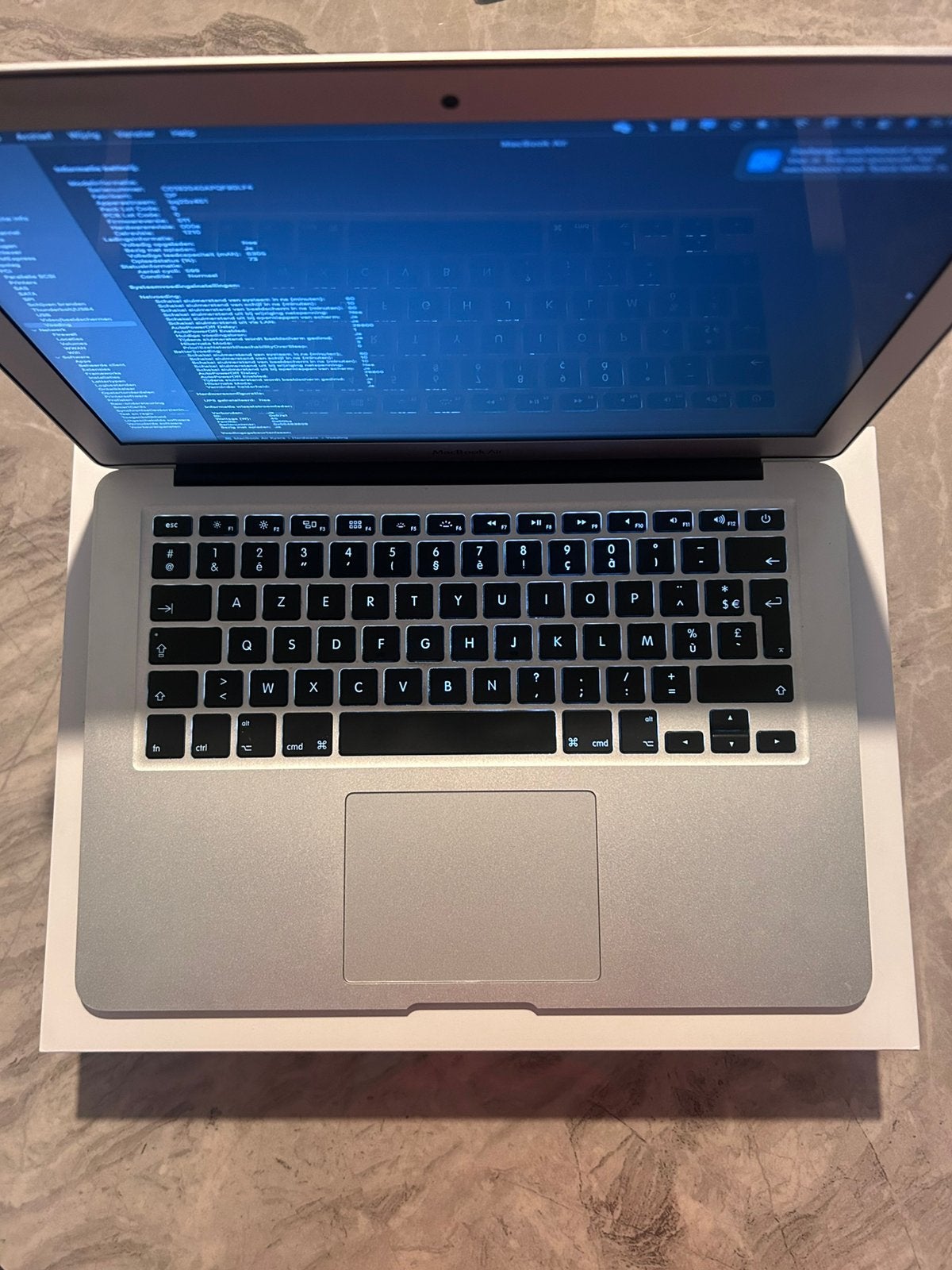 MacBook Air 13-inch, Informatique & Logiciels, Apple Macbooks, Enlèvement, Utilisé, Azerty, MacBook Air