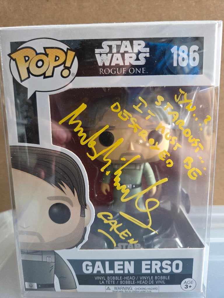 funko pop Galen Erso gesigneerd, Collections, Enlèvement ou Envoi, Neuf, Figurine