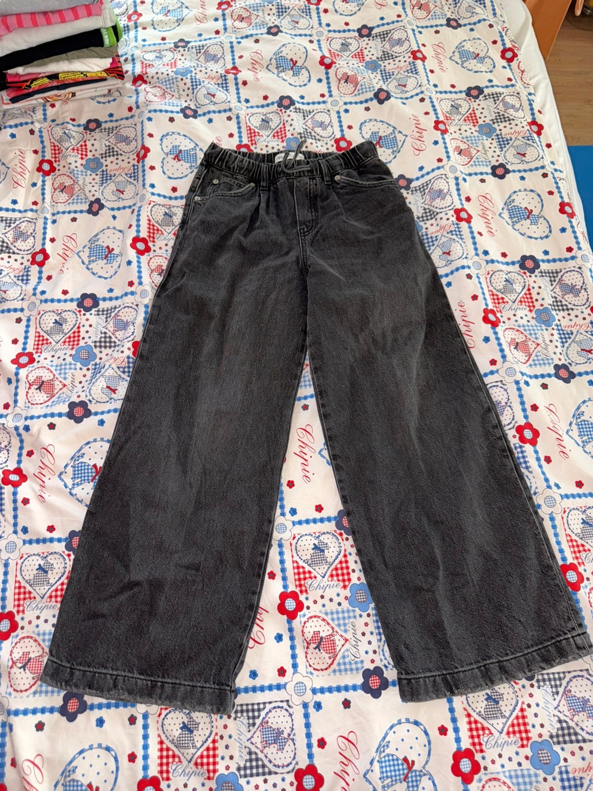 Zwarte broek maat 152, Kinderen en Baby's, Ophalen of Verzenden, Zo goed als nieuw, Broek