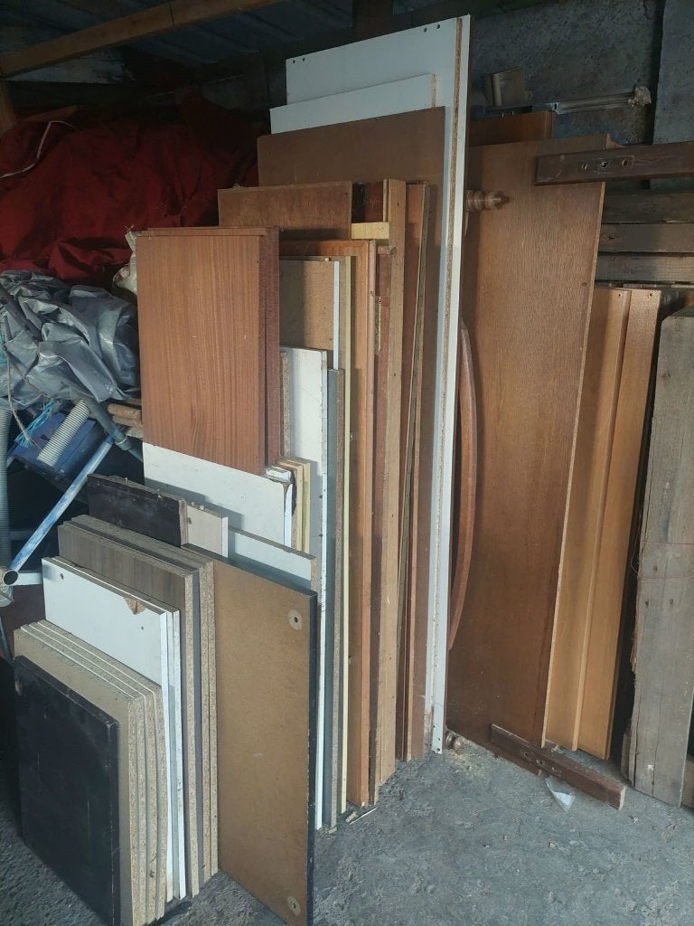 houten planken, Enlèvement, Utilisé