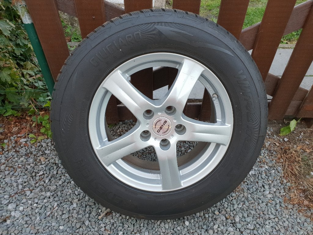 4 nieuwe alu velgen met nieuwe winterbanden VREDESTEIN, Ophalen, 215 mm, Velg(en), 16 inch