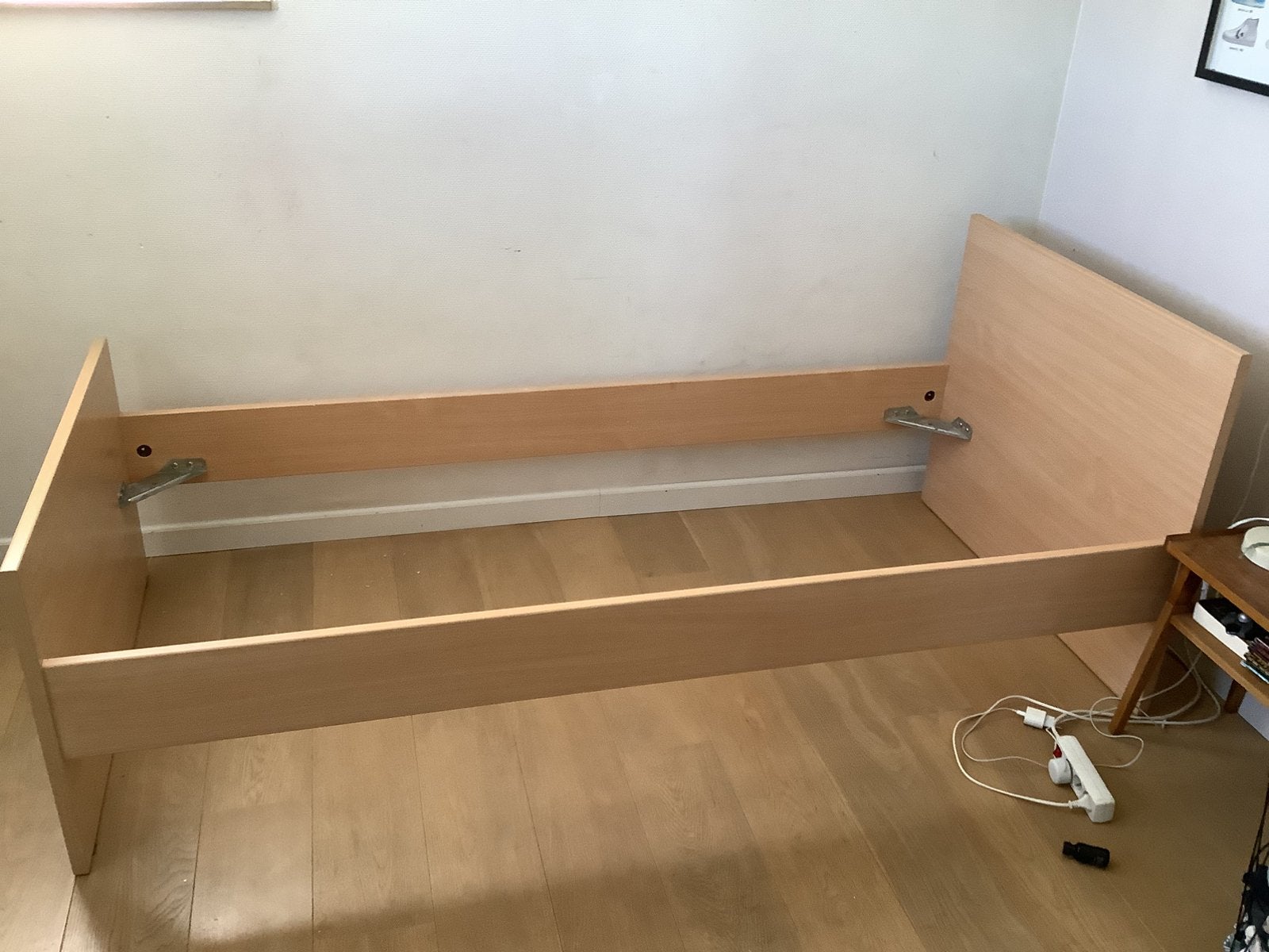 Eenpersoonsbed met lattenbodem, Kinderen en Baby's, Ophalen, 85 tot 100 cm, Gebruikt, Lattenbodem