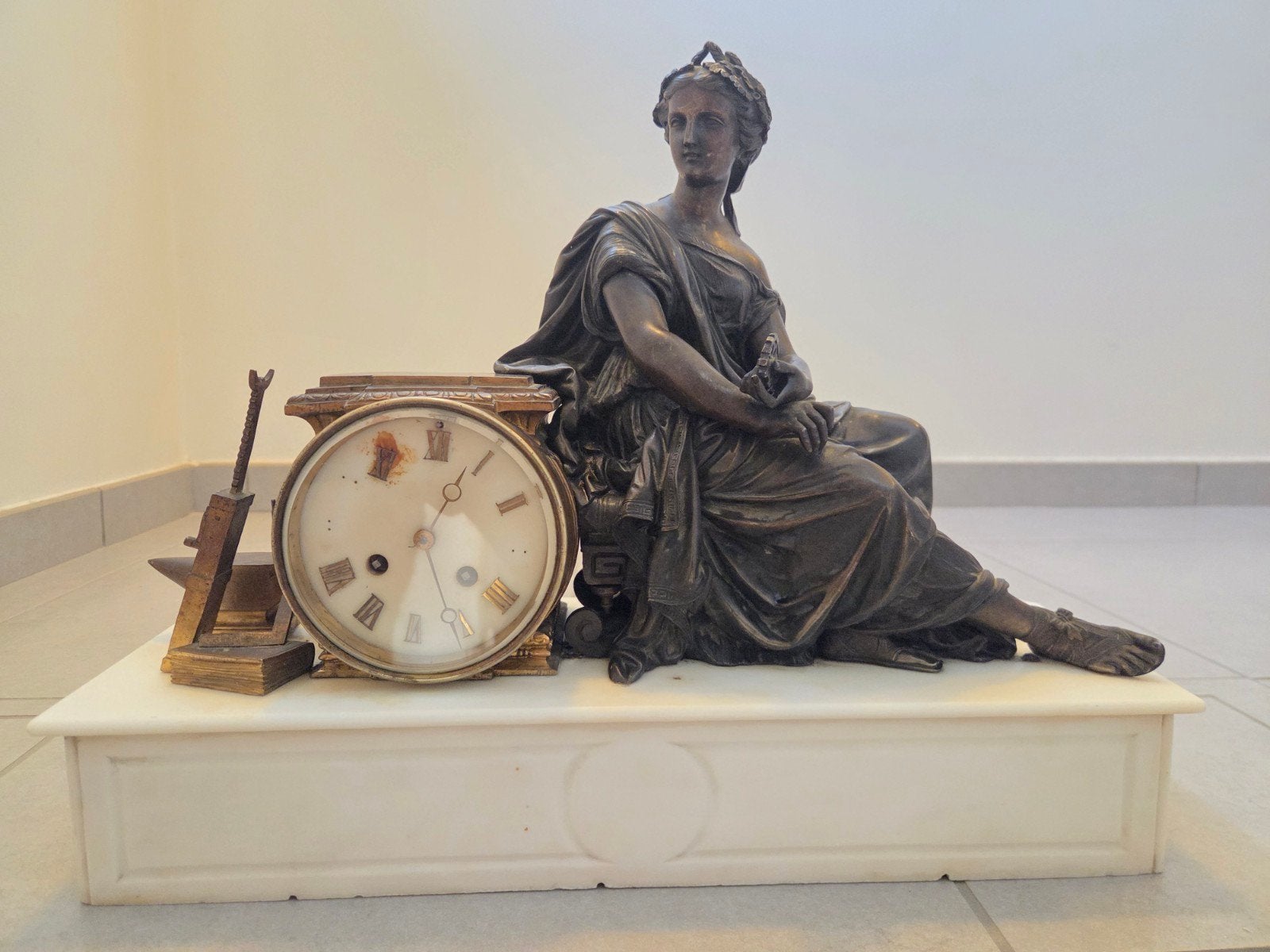 Pendule de cheminée, Enlèvement, Utilisé