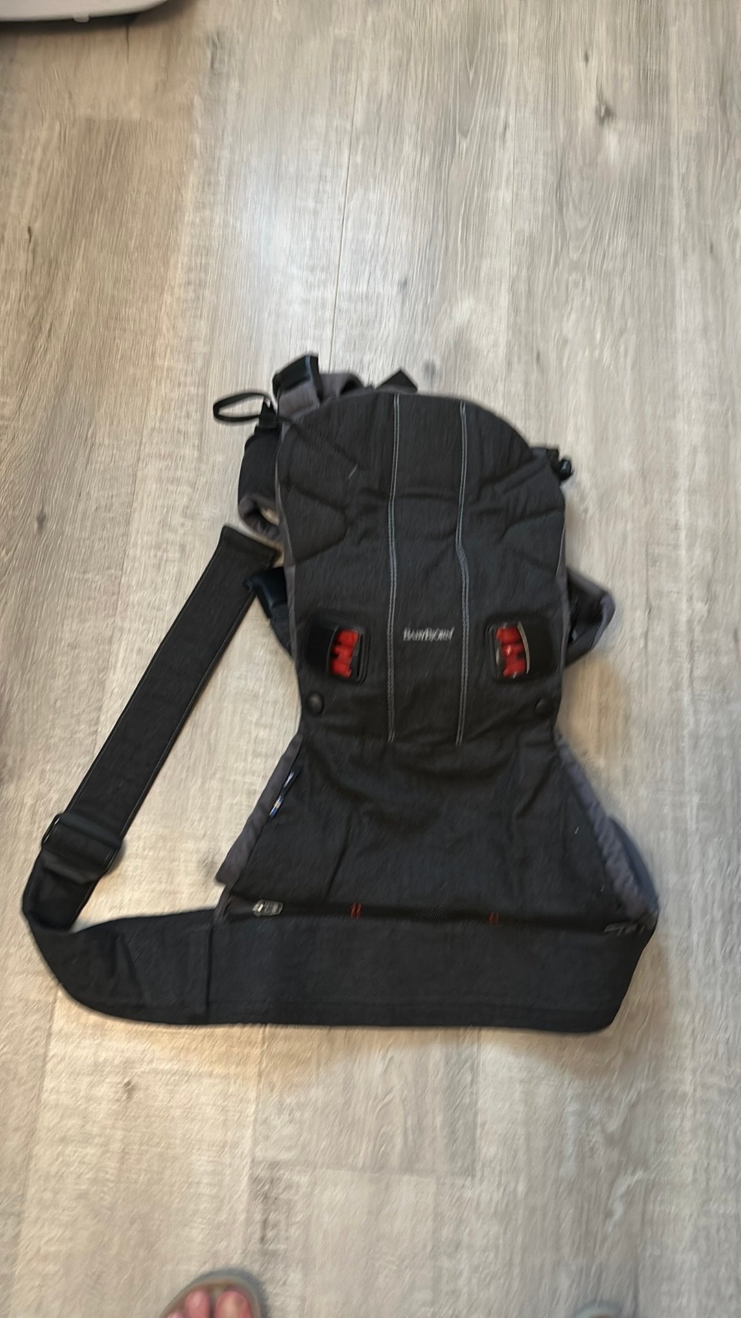 Porte-bébé BabyBjörn noir, Kinderen en Baby's, Babydragers en Draagdoeken, Ophalen, Zo goed als nieuw, Draagzak