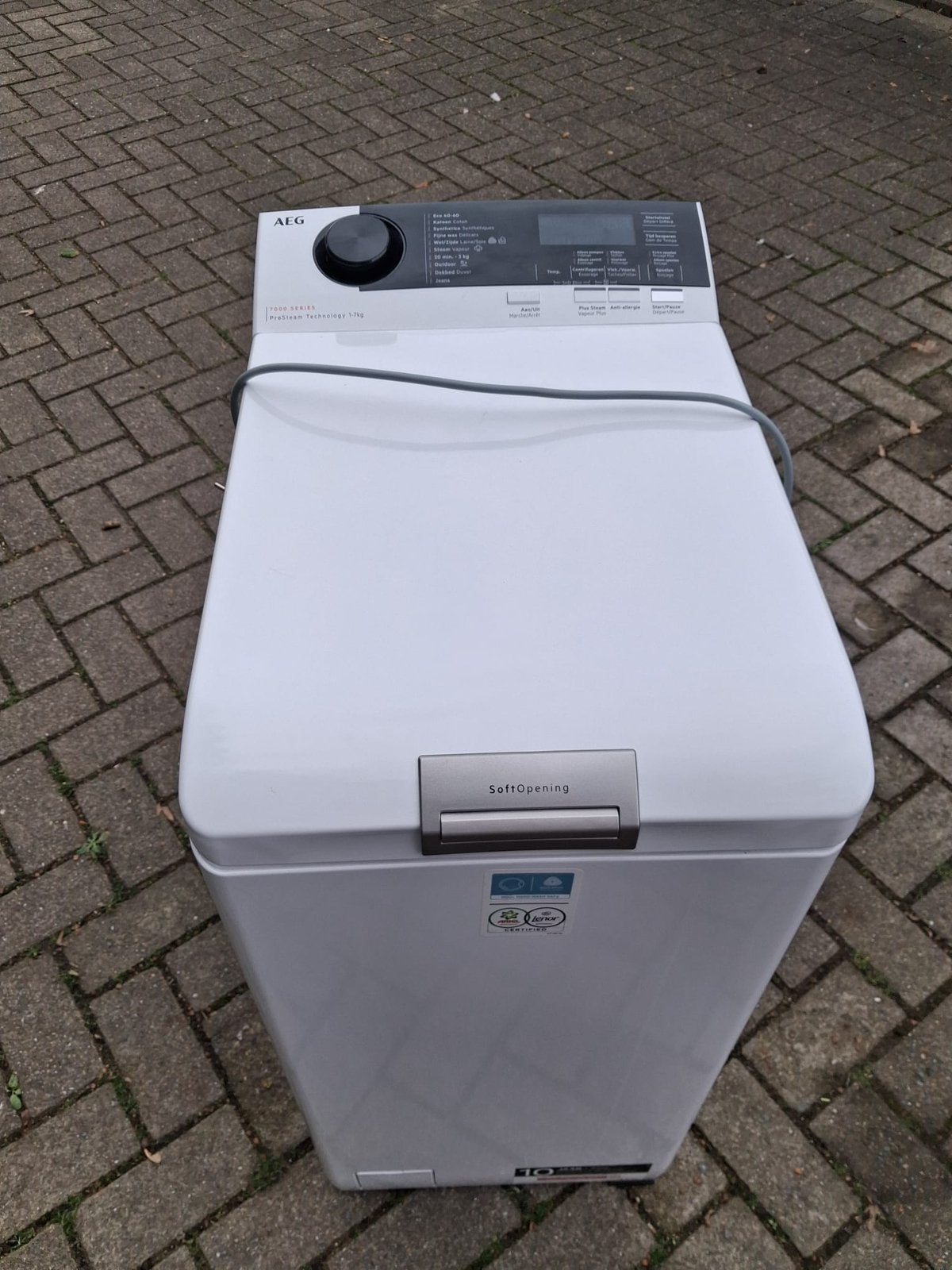 Splinternieuwe wasmachine, Elektronische apparatuur, Ophalen, Zo goed als nieuw, Bovenlader