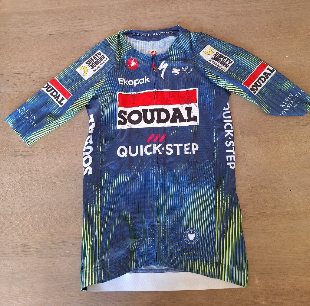 Soudal Quickstep shirt gesigneerd 2026, Ophalen of Verzenden, Nieuw, Kleding