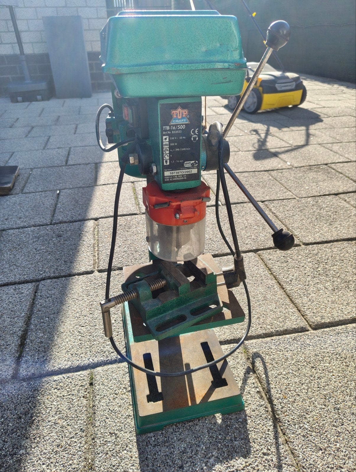 Kolomboormachine, Ophalen, Gebruikt, Variabele snelheid, Kolomboormachine