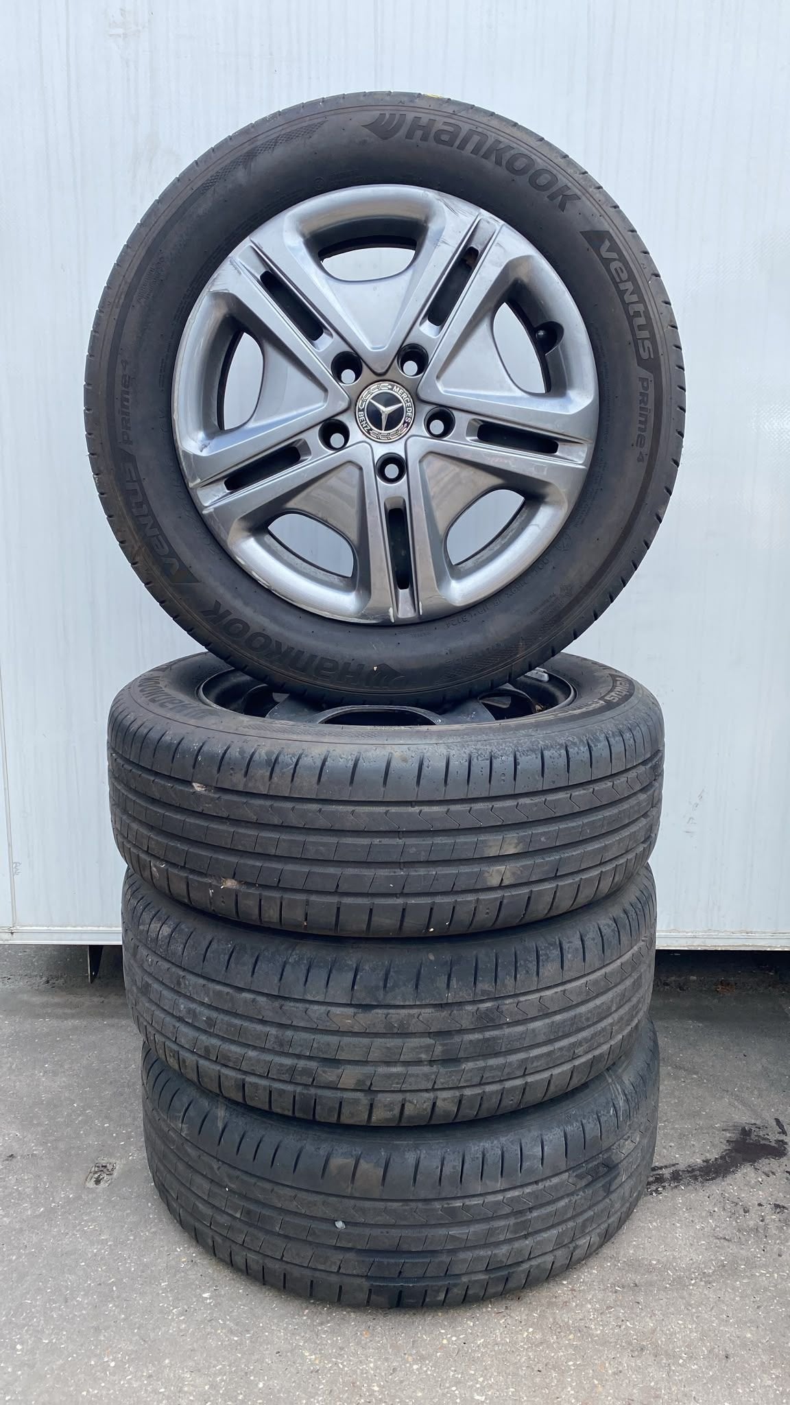 Mercedes Citan / Kangoo 3 Zomer Banden Set 205-60-16 5x114.3, Auto-onderdelen, Banden en Velgen, Gebruikt, -, -, Banden en Velgen