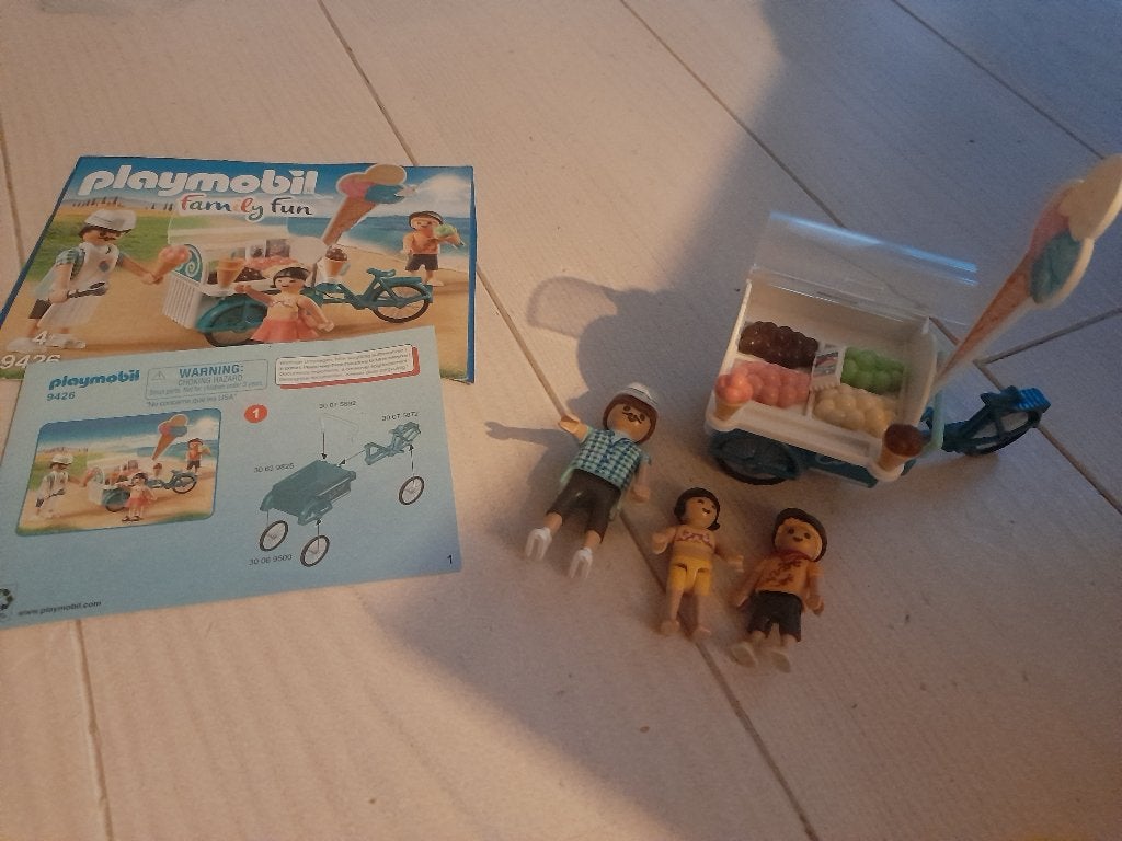 Playmobil - 9426 – Family Fun ijsjesverkoper, Kinderen en Baby's, Complete set, Overige typen, Zo goed als nieuw, Family fun