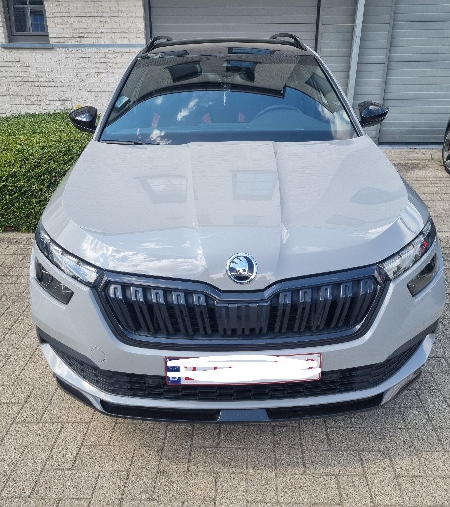Skoda Kamiq 1.5 TSI DSG Monte Carlo Alpine Grey FULL-OPTION, Argent ou Gris, Entretenue par le concessionnaire, Noir, 5 portes