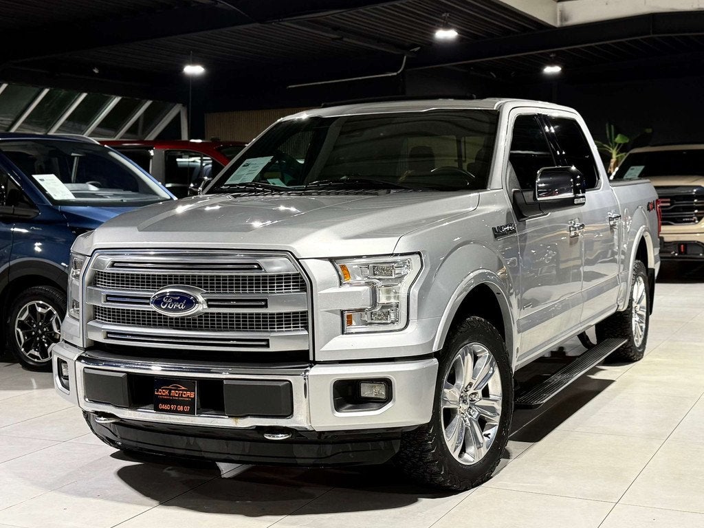 Ford USA F-150 3.5 EcoBOOST 370cv PLATINIUM LPG PANO CAMERA, Autos, Cuir, Argent ou Gris, Achat, Entreprise