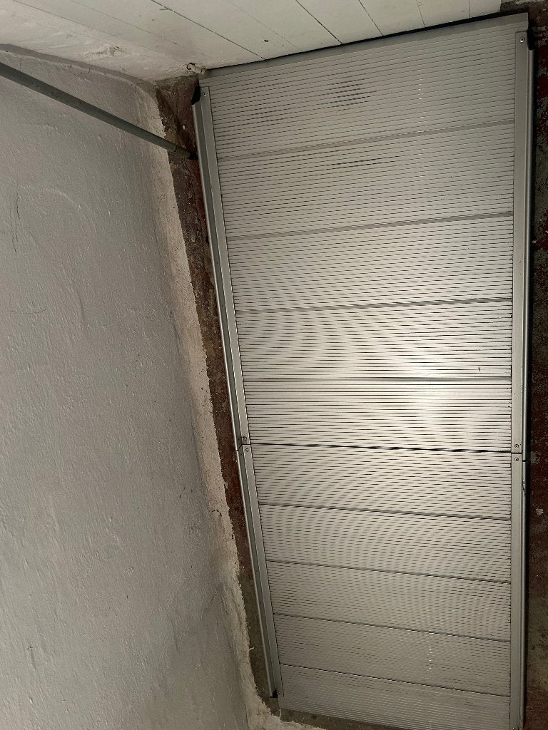 aluminium oprij-/toegangsplatform, Ophalen, Gebruikt