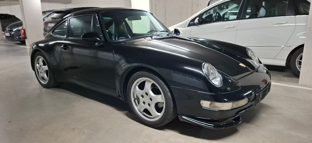Porsche 911 Oldtimer - black on black - RS-spoiler, Auto's, 4 zetels, Zwart, Zwart, Leder