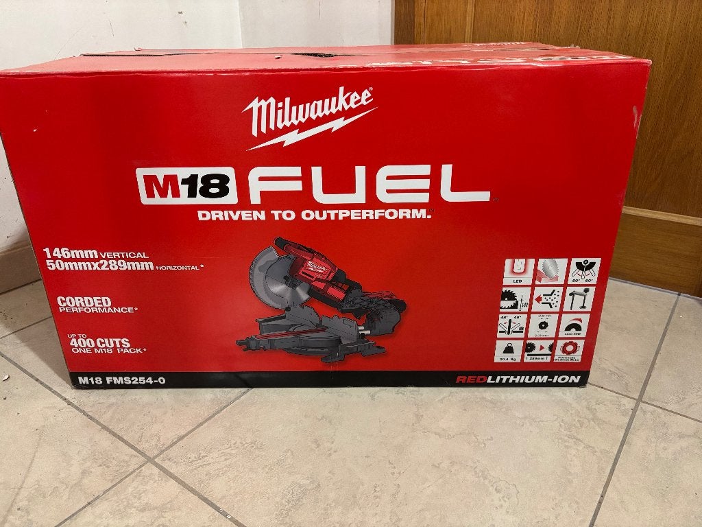 SCIE A ONGLET MILWAUKEE M18 FMS254, Doe-het-zelf en Bouw, Ophalen, Nieuw, Afkortzaag, Milwaukee