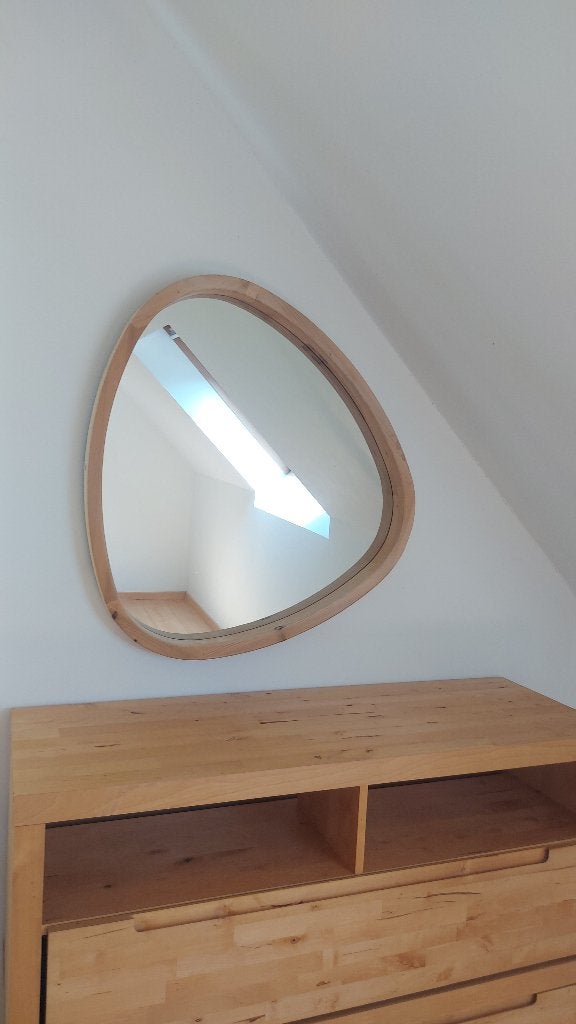ovale spiegel, Ophalen, Zo goed als nieuw, Minder dan 100 cm, Overige vormen