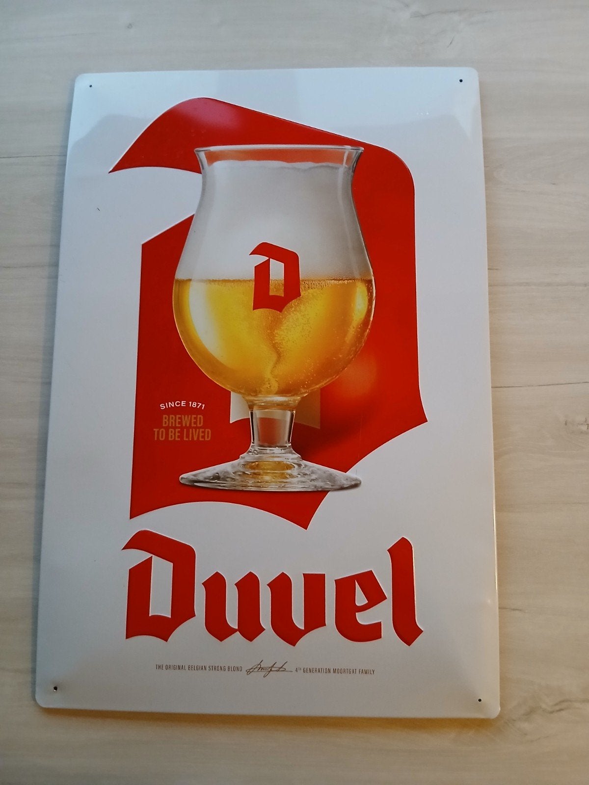 Duvel-reclamebord, Verzamelen, Ophalen, Duvel