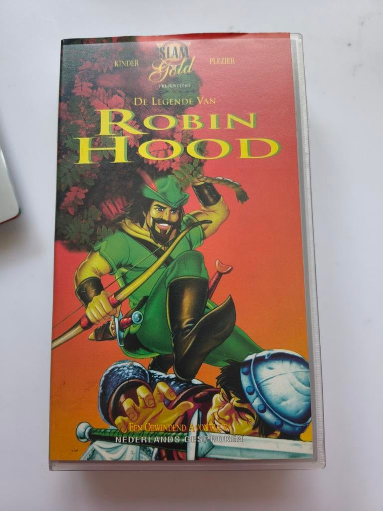 VHS De legende van Robin Hood - NL gesproken, Cd's en Dvd's, Ophalen