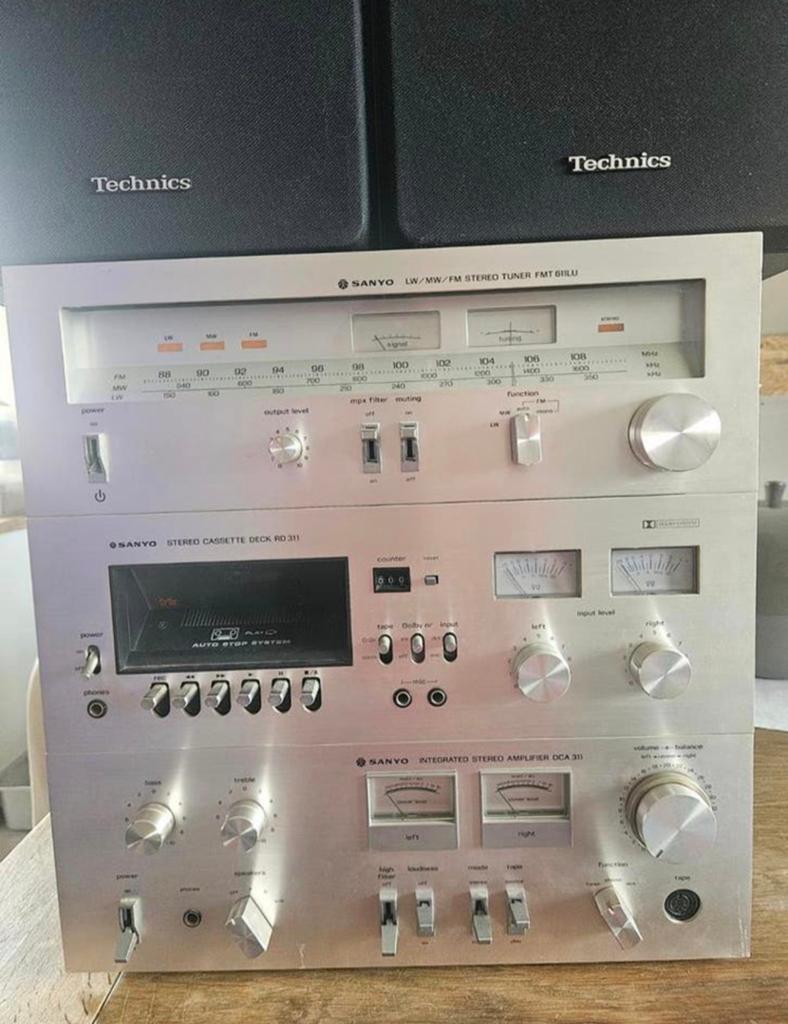 Sanyo stereo keten, Ophalen