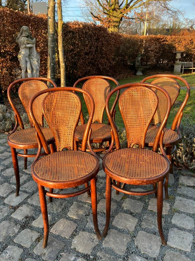 Originele vroege Thonet stoelen 1920 by Josef Hoffmann, Ophalen