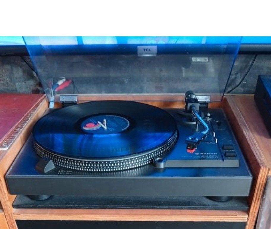 Vintage vinyl draaitafel, Ophalen, Gebruikt, Platenspeler, Overige merken