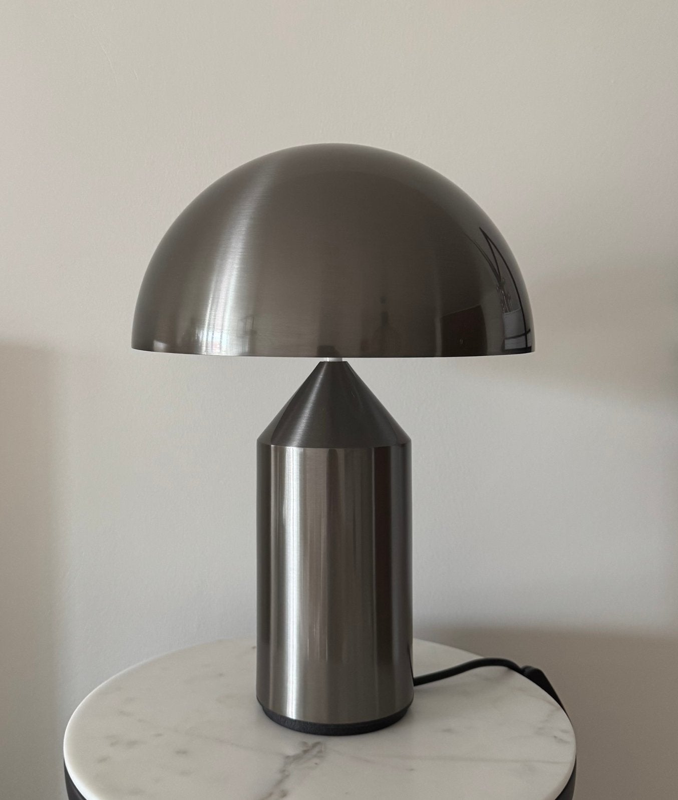 Oluce Atollo tafellamp H35 nikkel - NIEUW, Ophalen of Verzenden, Nieuw