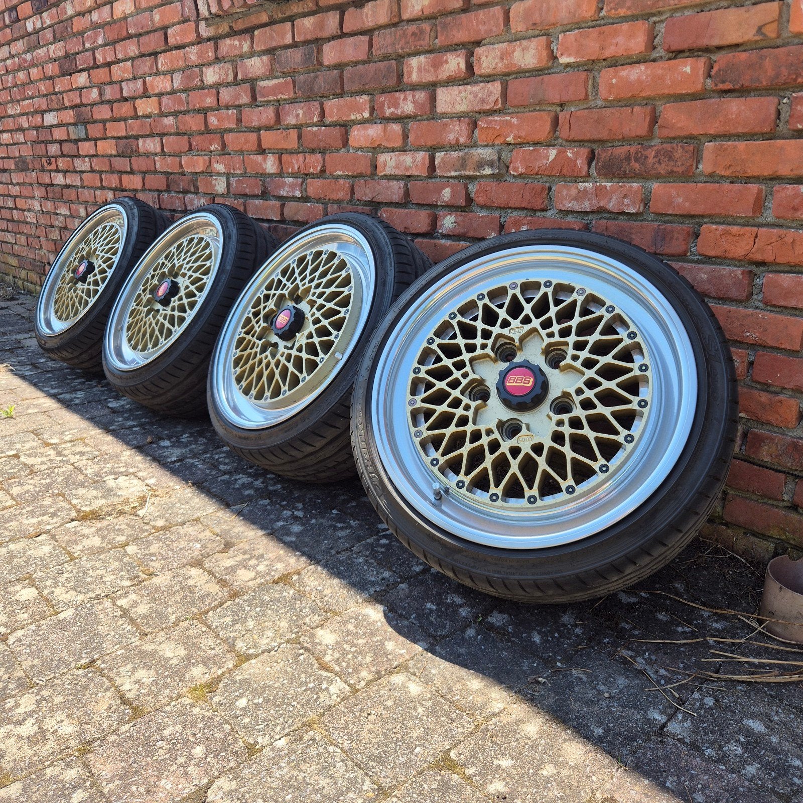 BBS e50 17" magnesium velgen, Ophalen, Band(en)