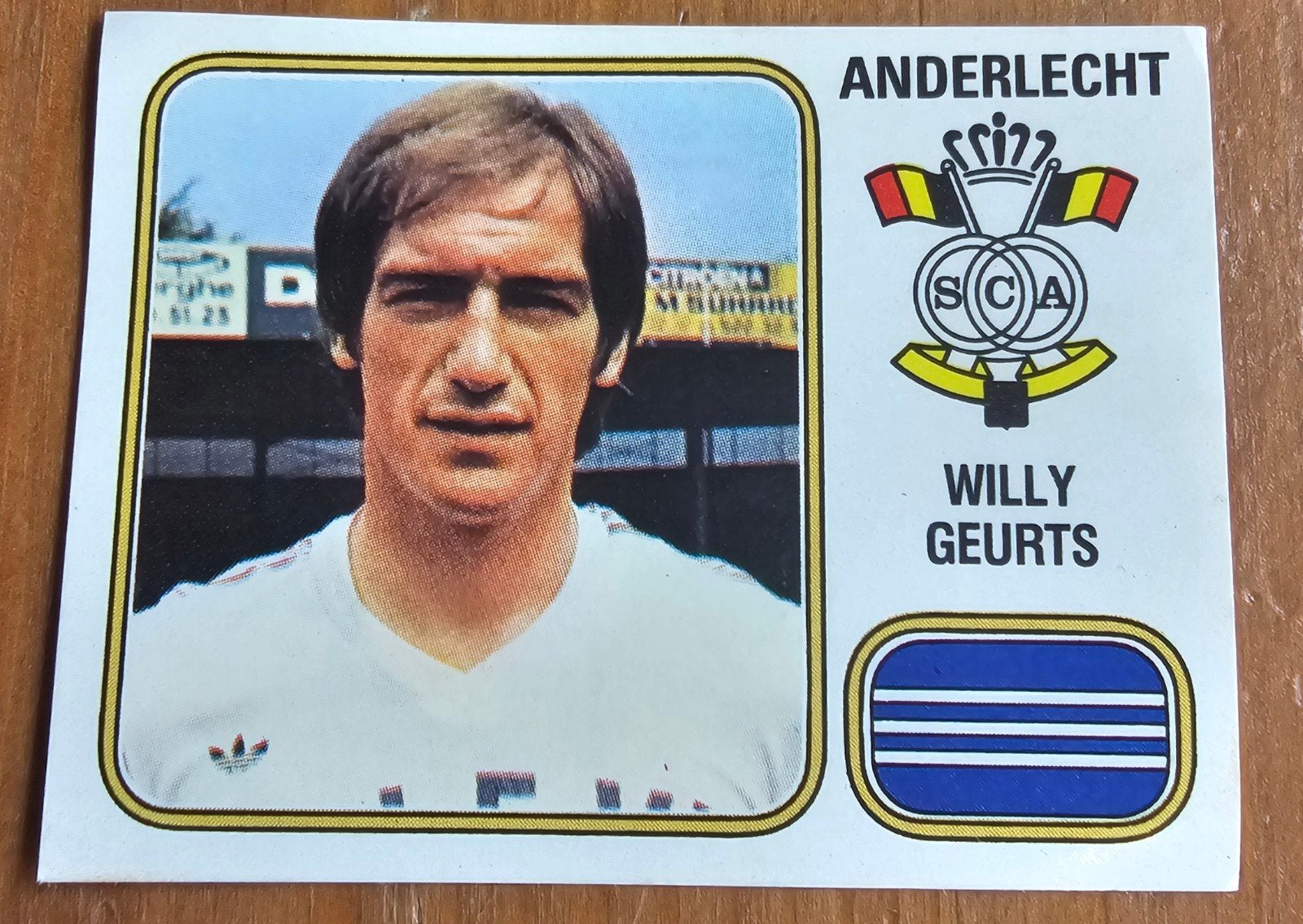 Panini Football 81 #19 Geurts SC Anderlecht Sticker Voetbal!, Ophalen of Verzenden, Zo goed als nieuw, Sticker