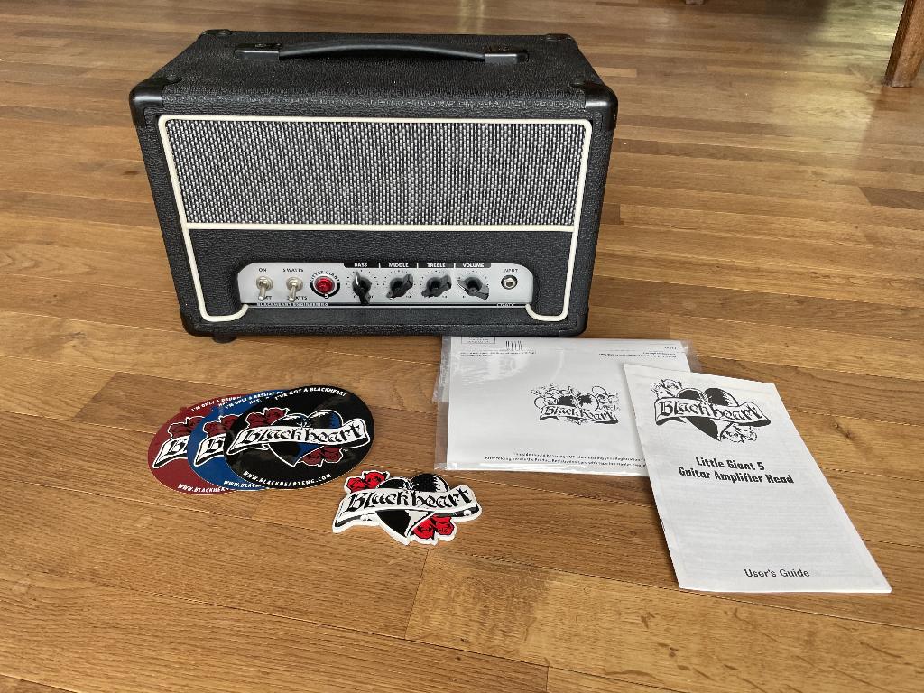 Blackheart Little Giant 5 Guitar Amp Head, Musique & Instruments, Amplis | Basse & Guitare, Utilisé, Guitare, Moins de 50 watts