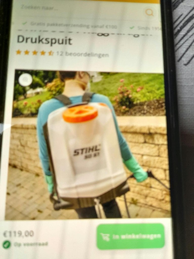 Pulvérisateur à pression Stihl, Enlèvement, Comme neuf