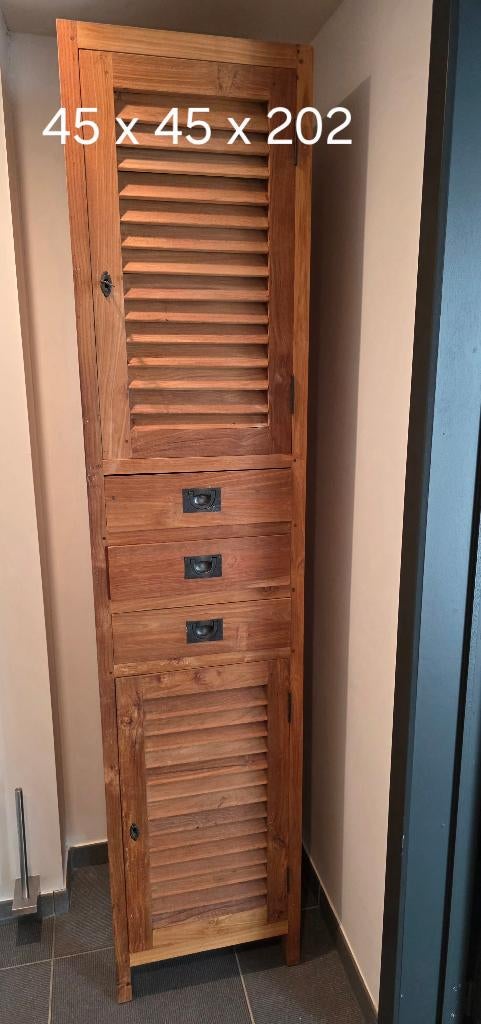 Kast teak, Huis en Inrichting, Ophalen, Zo goed als nieuw