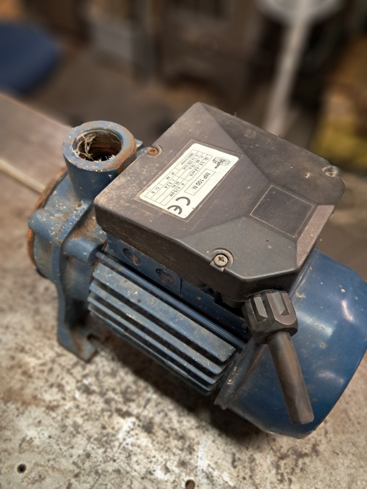 elektromotor 1pk, Doe-het-zelf en Bouw, Motoren, Ophalen, Elektromotor