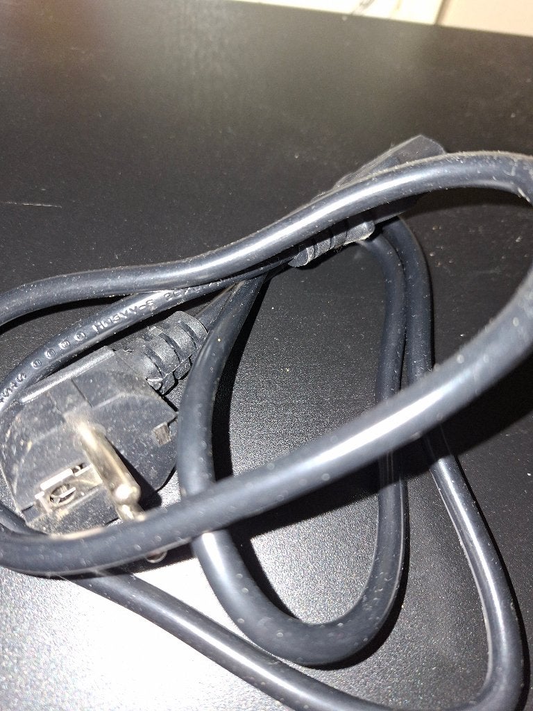 voedingkabel voor desktop, Computers en Software, Pc- en Netwerkkabels, Ophalen, Gebruikt