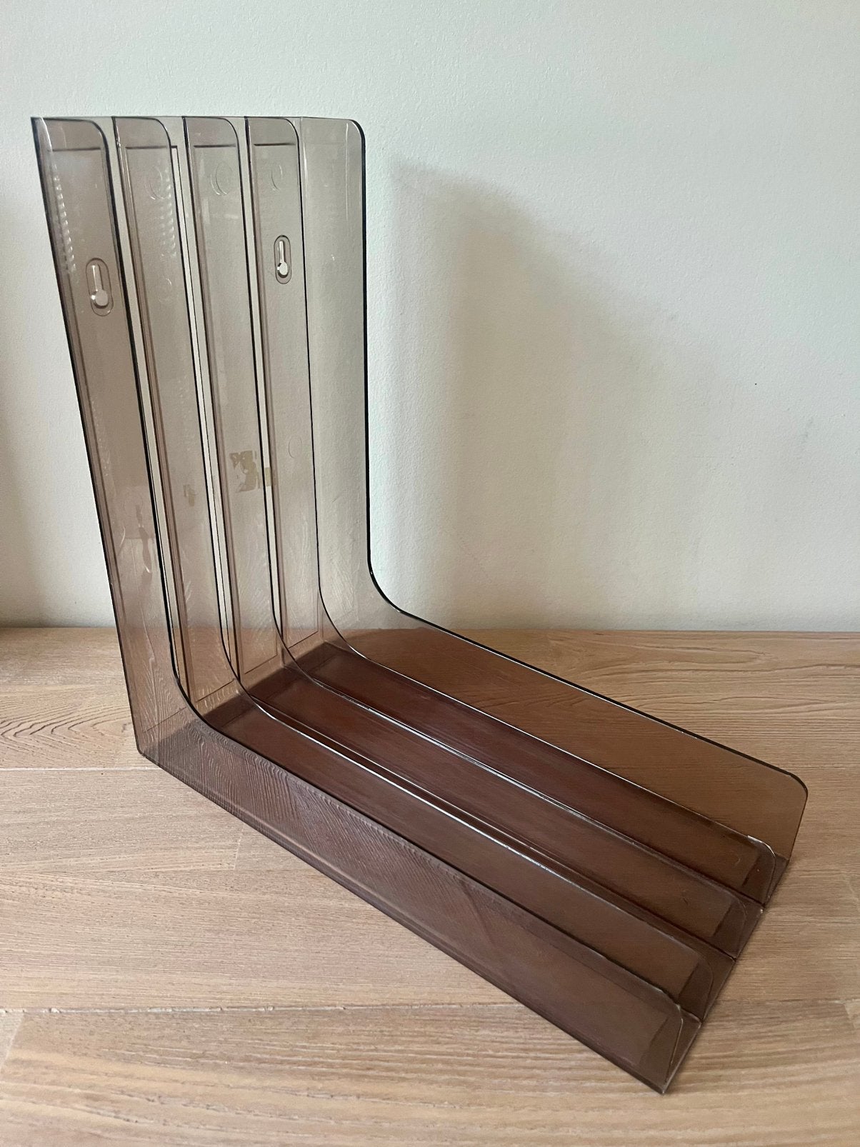Vintage lp / vinyl houder ( kan opgehangen worden), Verzamelen, Retro, Ophalen of Verzenden