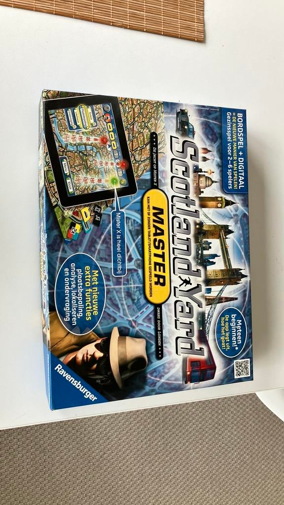 Scotland Yard master bordspel + digitaal, Vijf spelers of meer, Ophalen, Nieuw