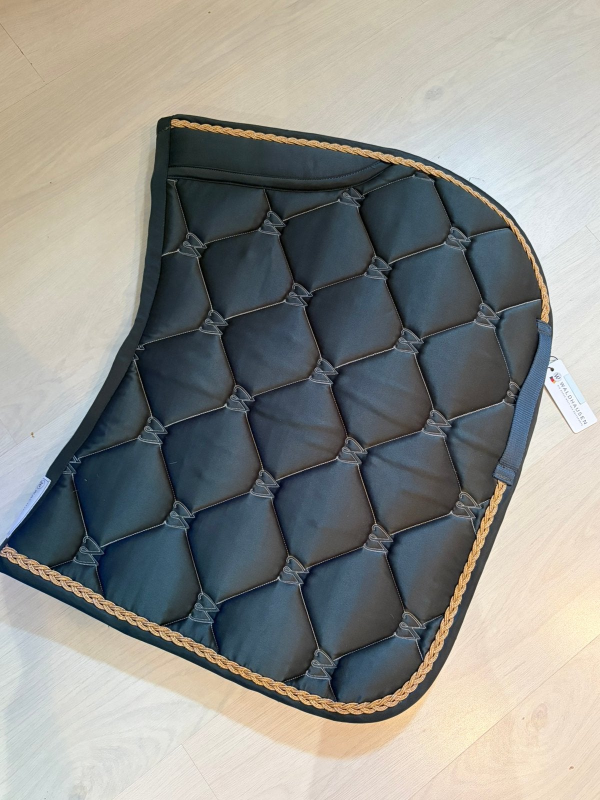 Zadeldoek + oornetje, Animaux & Accessoires, Chevaux & Poneys | Couvertures & Couvre-reins, Neuf, Cob (M), Tapis de saut, Enlèvement