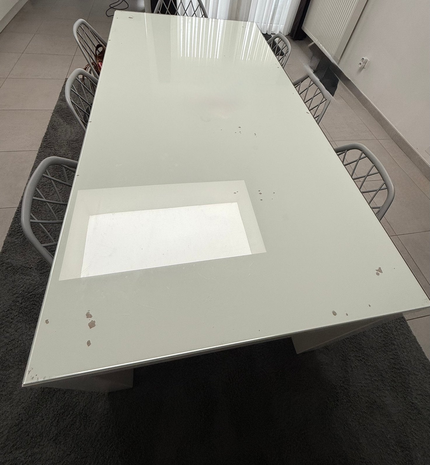 Tafel met 8 stoelen te koop, Ophalen, Gebruikt