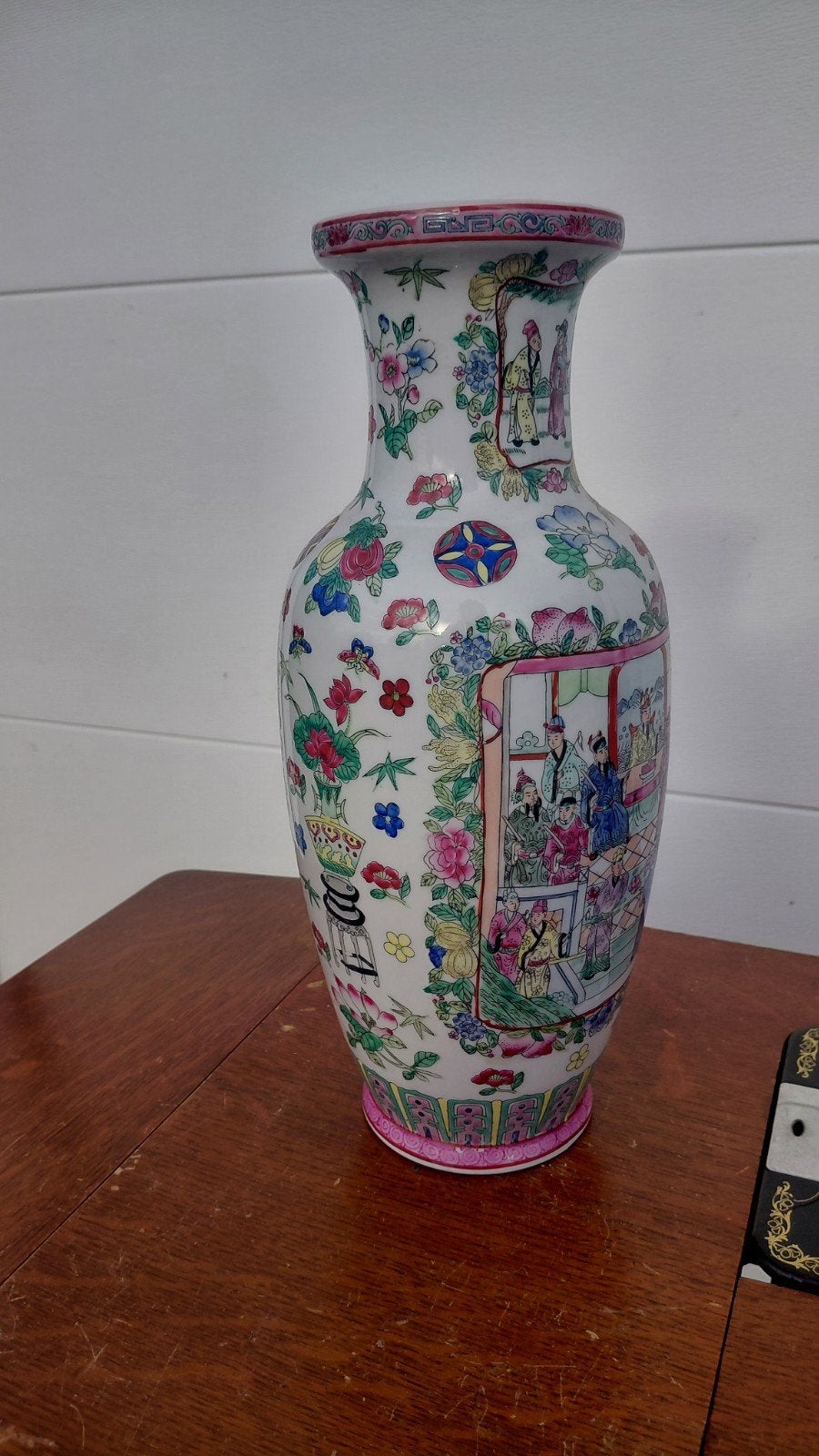 chineese vaas, Ophalen